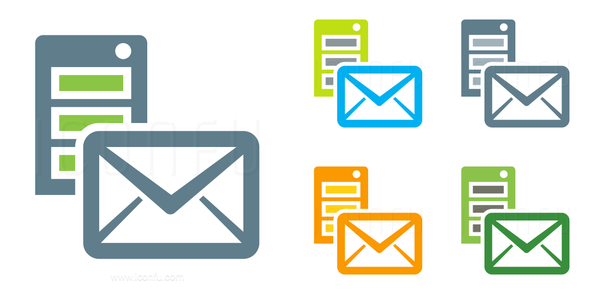 1200x600 Server Mail Icon