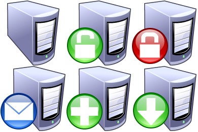 390x260 Servers Iconset