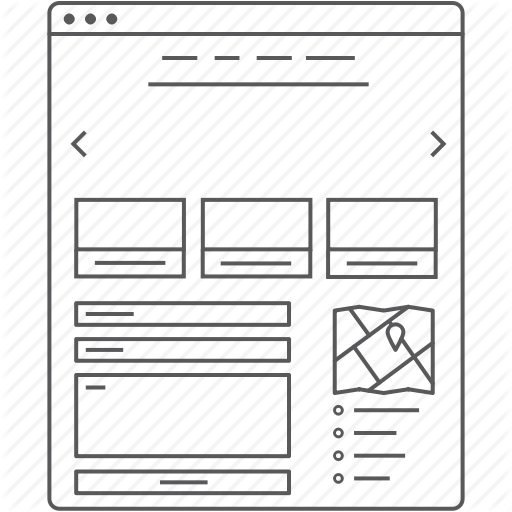 512x512 Contact, Email, Layout, Template Icon