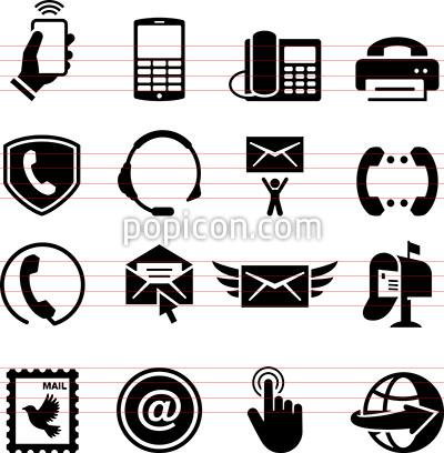 400x408 Contact Us Icons