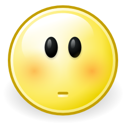 Free Face Embarrassed Icon 256x256 Free Face Embarrassed Icon