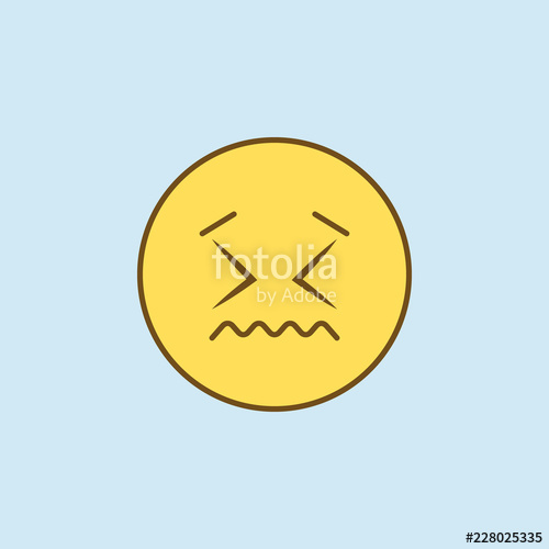 Embarrassed Colored Line Icon Simple Yellow And Brown Element 500x500 Embarrassed Colored Line Icon Simple Yellow And Brown Element