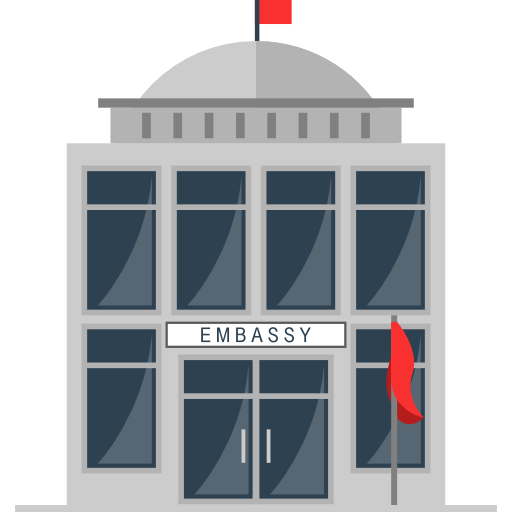 512x512 Building, Country, Government, Buildings, Embassy Icon