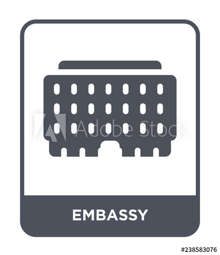 430x500 Embassy Icon Vector