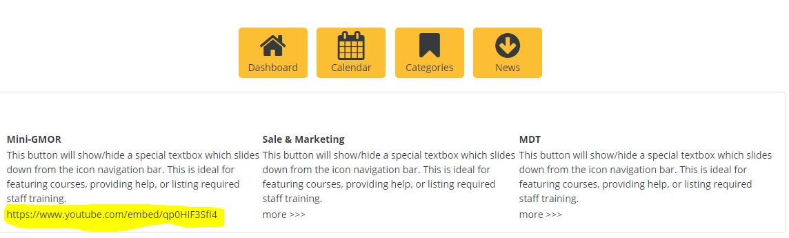 1144x345 Moodle In English Embed Video Into Special Slide Icon Section