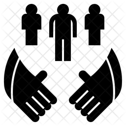 256x256 Embrace Icon Of Glyph Style