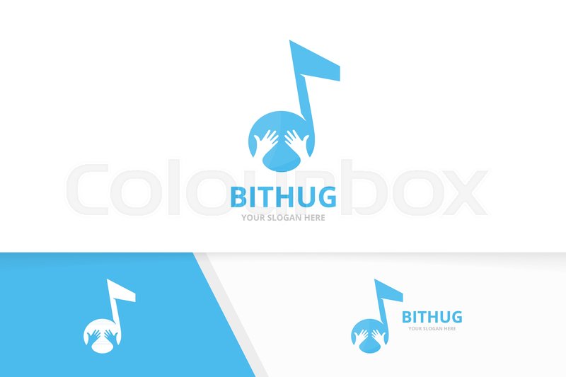 800x533 Vector Note And Hands Logo Stock Vector Colourbox