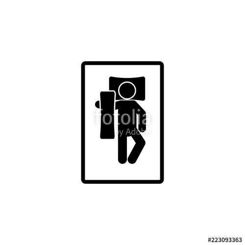 500x500 Man Embrace With Pillow Icon Element Of Sleeping Position