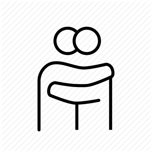 512x512 Caring, Embrace, Embracing, Hug, Hugging, People Icon