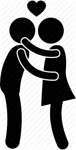 261x512 Couple, Embrace, Hug, Kissing, Love, Man, Woman Icon