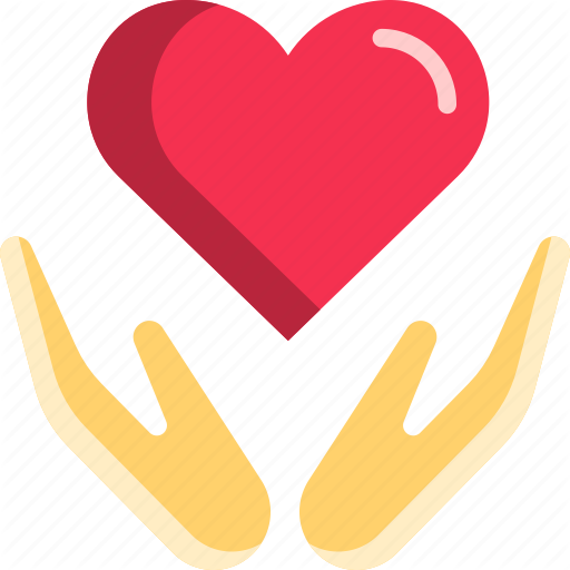 512x512 Embrace, Hand, Heart, Hug, Love, Valentine Icon