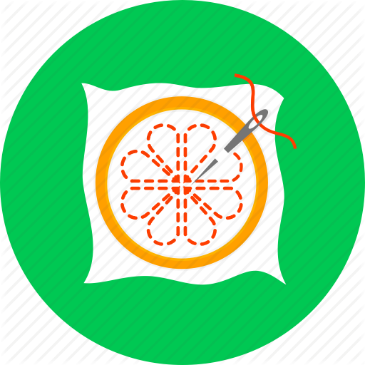 512x512 Craftmanship, Embroidery, Hand, Sew, Sewing, Stitch Icon