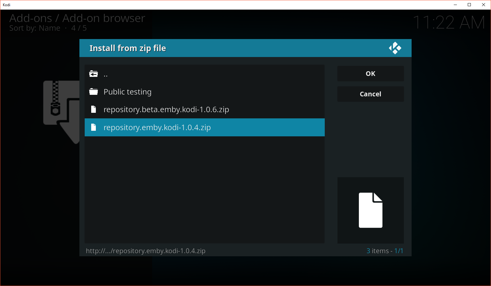 1583x923 Installing Emby For Kodi