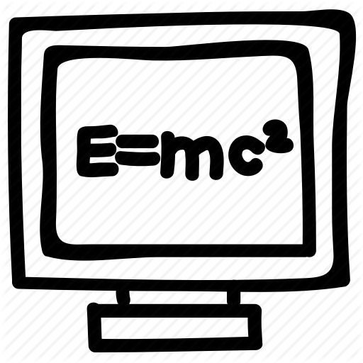 512x512 Computer Screen, Einstein Formula, Emc, Physics Formula