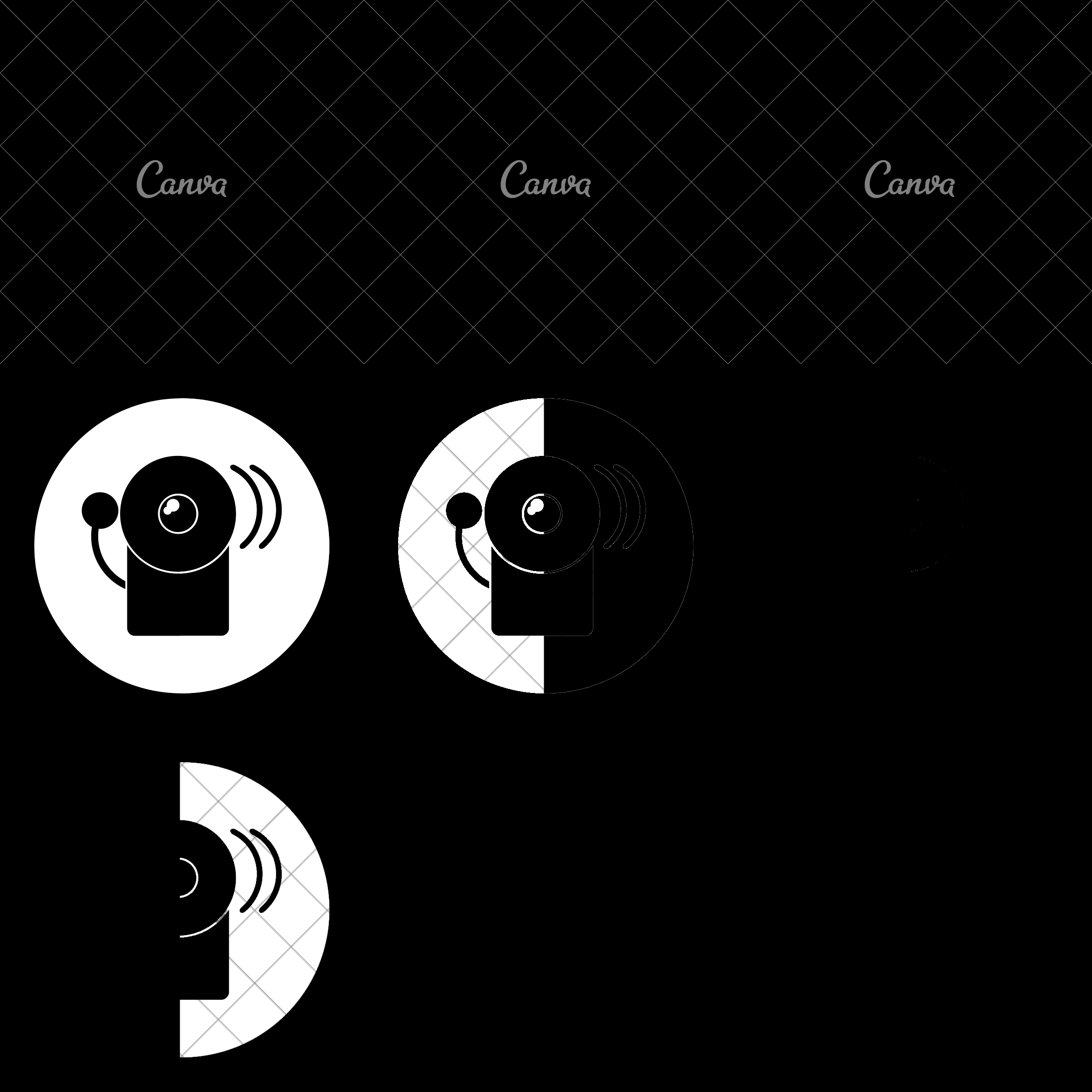 2400x2400 Alarm Fire Emergency Alert Icon Red Circle