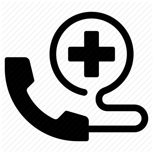 512x512 Call, Emergency, Hospital, Line, Number, Urgency, Urgent Icon