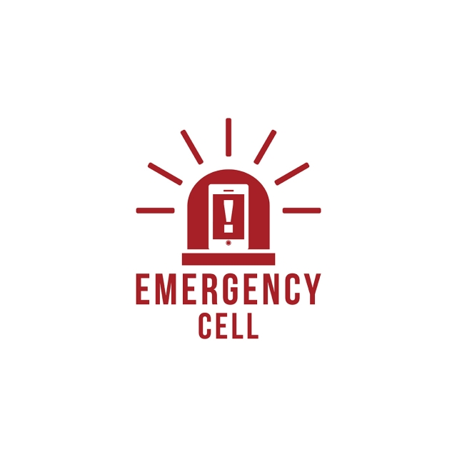 640x640 Emergency Phone Icon Logo Designs Inspiration Isolated On White
