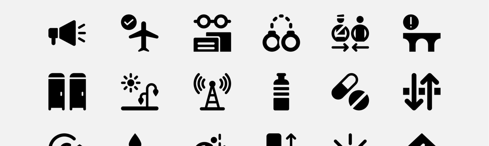Emergency Response Noun Project 1600x480 Emergency Response Noun Project