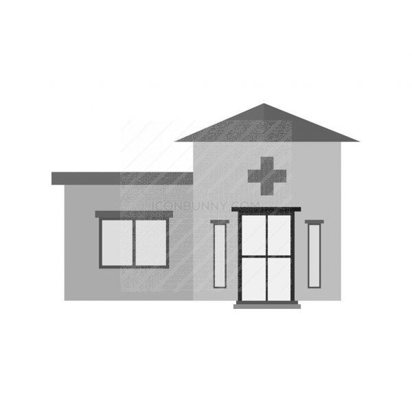 600x600 Emergency Room Greyscale Icon