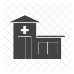 256x256 Emergency Room Icon Of Glyph Style