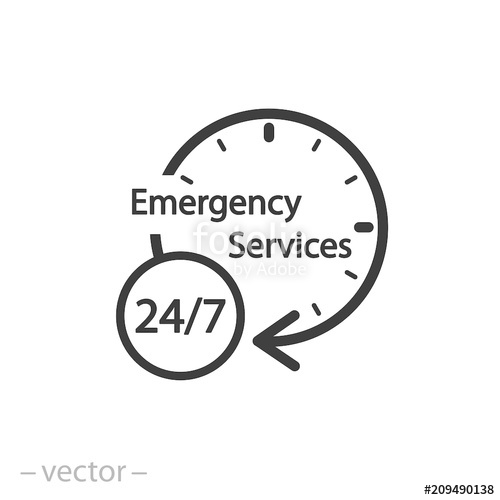 500x500 Emergency Services Vector Icon Stock Image And Royalty Free