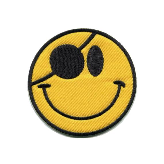 570x570 Smiley Pirate Funny Emo Emoticon Icon Embroidered Iron On Etsy