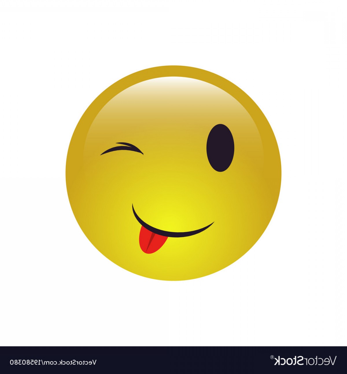 1200x1296 Winking Smiley Face Emoji Icon Vector Soidergi