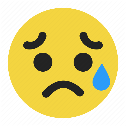 512x512 Cry, Emoji, Emoticon, Expression, Sad Icon
