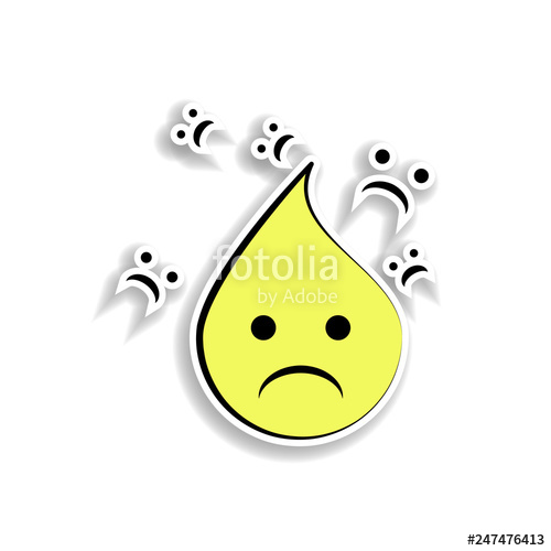 500x500 Emoji Sad Sticker Icon Elements Of Emoji In Color Icons Simple