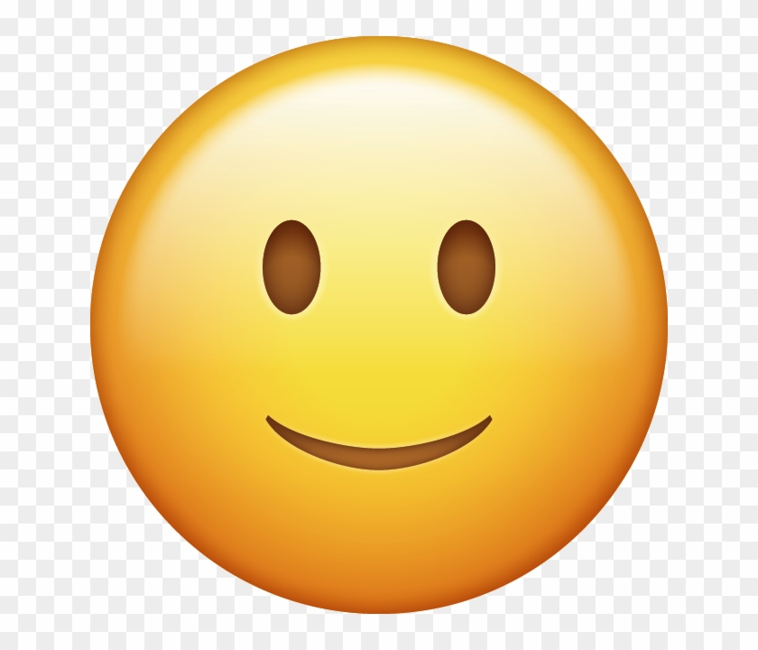 840x720 Download Slightly Smiling Emoji Icon Emojis Png, Ios