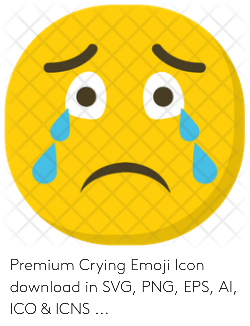 500x652 Premium Crying Emoji Icon Download Png