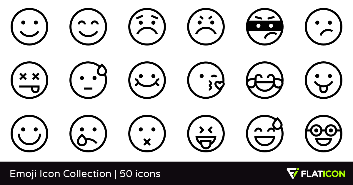 Emoji Icon Collection Premium Icons 1200x630 Emoji Icon Collection Premium Icons