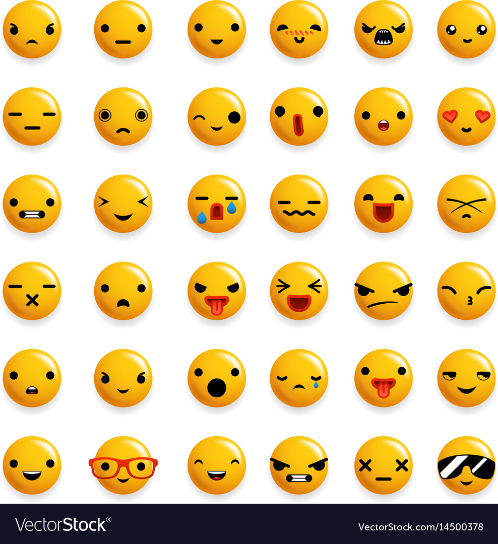 Emoji Icon Set 988x1080 Emoji Icon Set