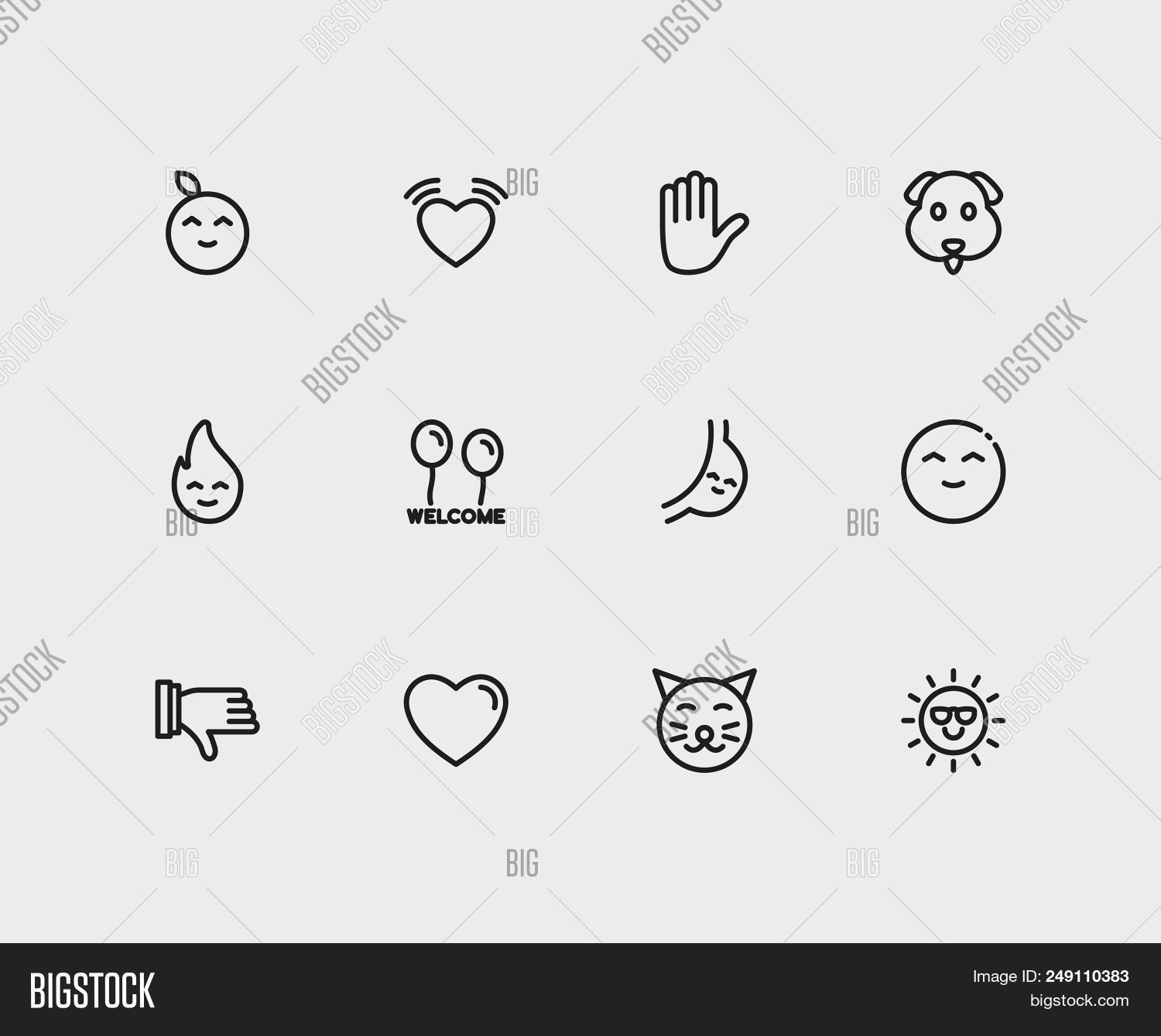 1500x1339 Emoji Icons Set Of Emoji Summer Emoji Fire And Cartoon Image