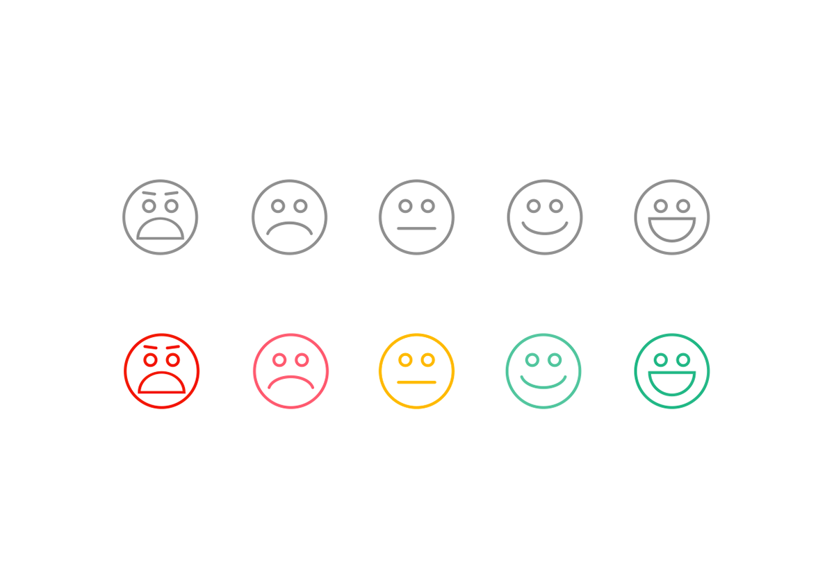 1200x846 Emoji Icon Set Illustrations And Customer Feedback Ui On Behance