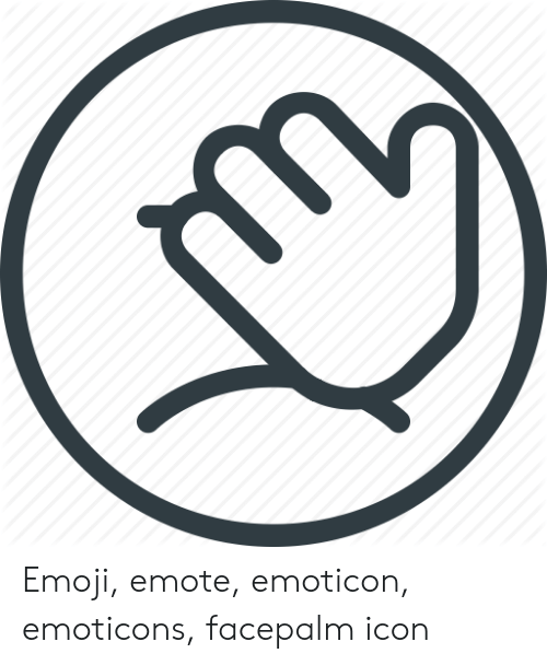500x608 Emoji Emote Emoticon Emoticons Facepalm Icon Emoji Meme On Me Me