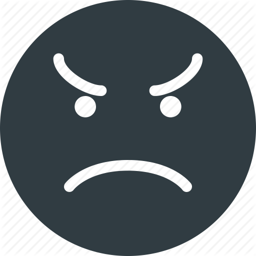 512x512 Angry, Emoji, Emote, Emoticon, Emoticons Icon