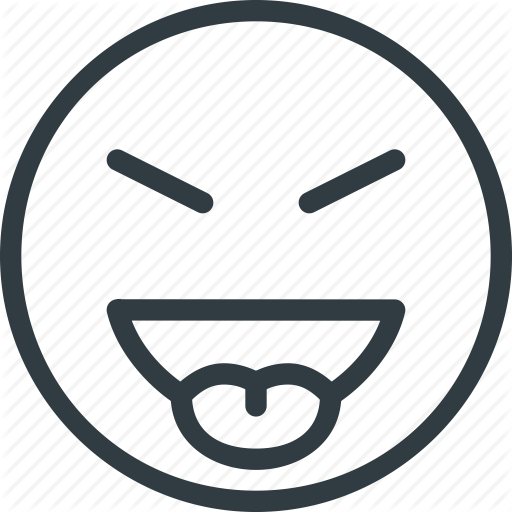 512x512 Emoji, Emote, Emoticon, Emoticons, Evil, Stretch, Tongue Icon