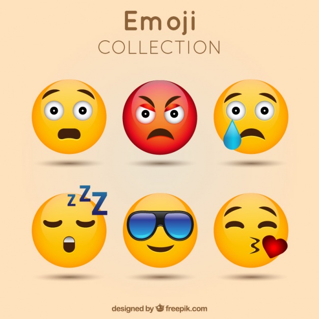 626x626 Awesome Emoticon Pack Vector Free Download