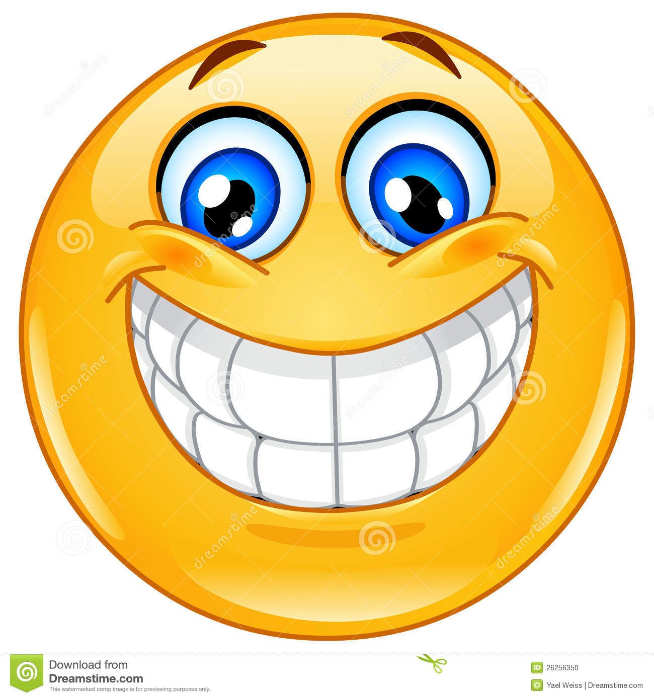 1300x1390 Big Smile Emoticon