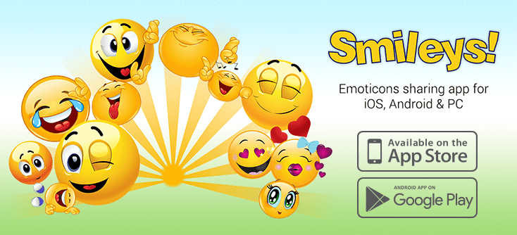 734x334 Download Emoticon App Symbols Emoticons