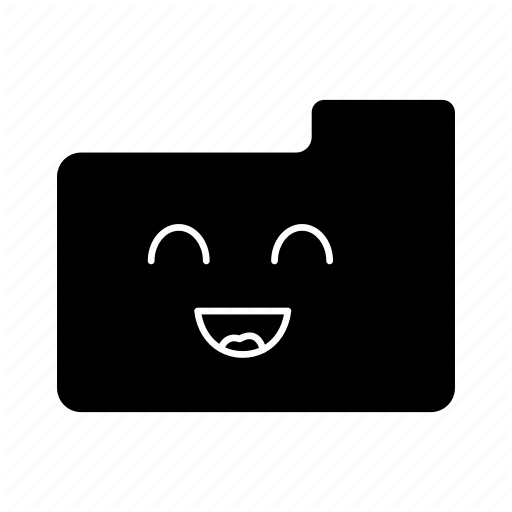 512x512 Document, Emoji, Emoticon, File, Folder, Happy, Smile Icon