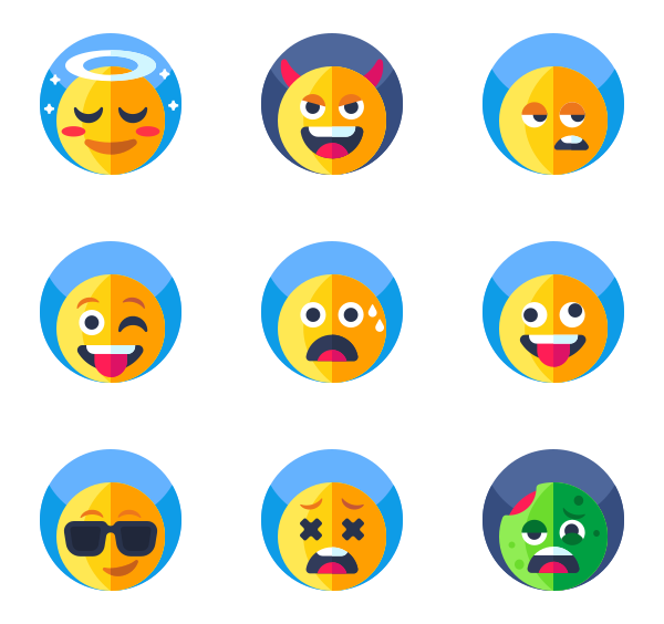 600x564 Emoji Icon Packs