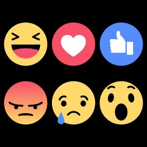 300x300 Smile Love Emoticon Icon Hearts Eyes Vector Emoji Flat Heart