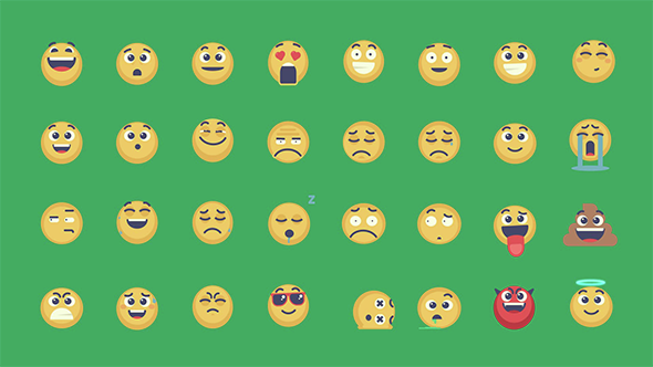 590x332 Animated Emoticons Pack