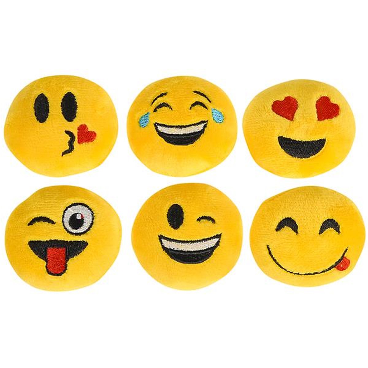 1200x1200 Pack Of Plush Emoji Slap Bracelets