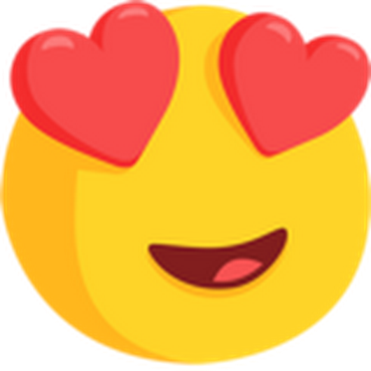 530x530 Download Free Png Emoticon Heart Sticker Messenger Facebook Emoji