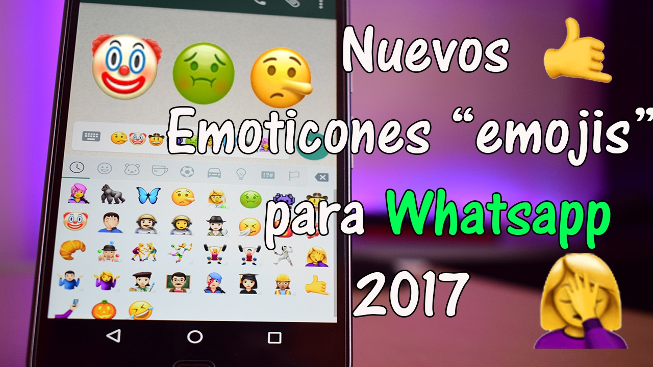 1280x720 Como Descargar Nuevos Emojis Emoticones Para Whatsapp