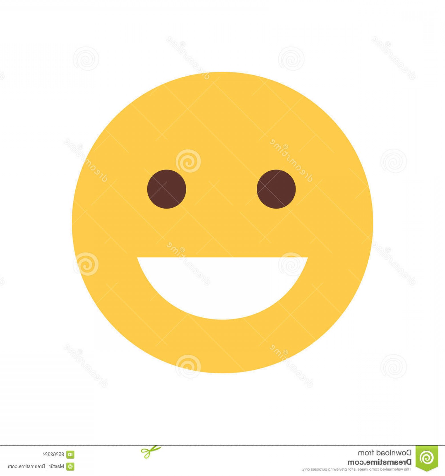 1560x1668 Stock Illustration Yellow Smiling Cartoon Face Laughing Emoji