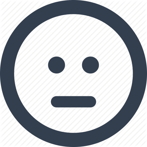 512x512 Avatar, Emoji, Emoticons, Expression, Face, No Emotion, Smile